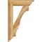 Ekena Millwork Balboa Traditional Rough Sawn Bracket w/ Offset Brace, Western Red Cedar, 6"W x 20"D x 32"H BKT0604X20X32BOA01RWR - alternate 3